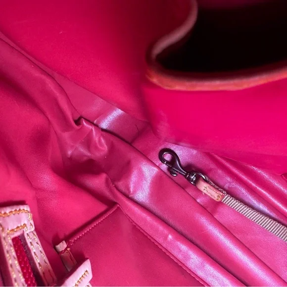 Dooney & Bourke Pebble Grain Rebecca Hobo – Teal with Tan Trim - Picture 11 of 11